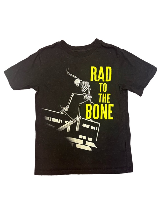 The Children's Place Other - Children’s Place Graphic Skeleton Cotton Tee Unisex size 5/6 “Rad to the Bone”